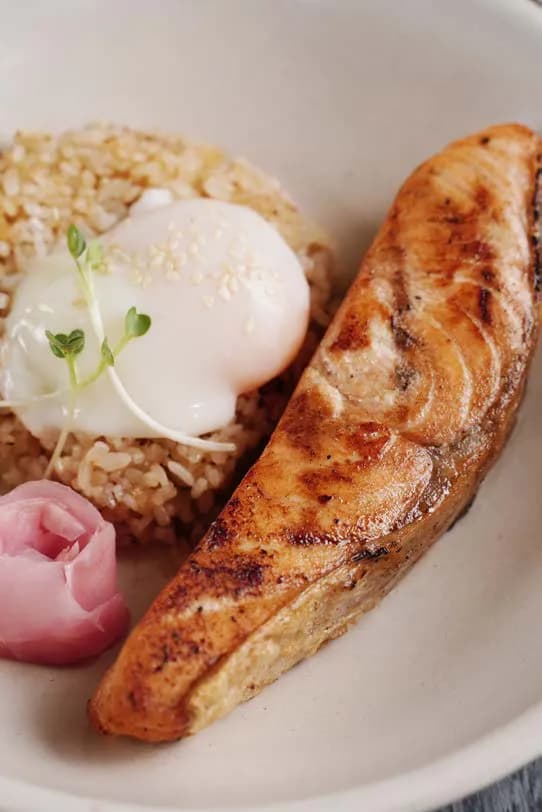 BBQ Salmon with Teriyaki Sauce